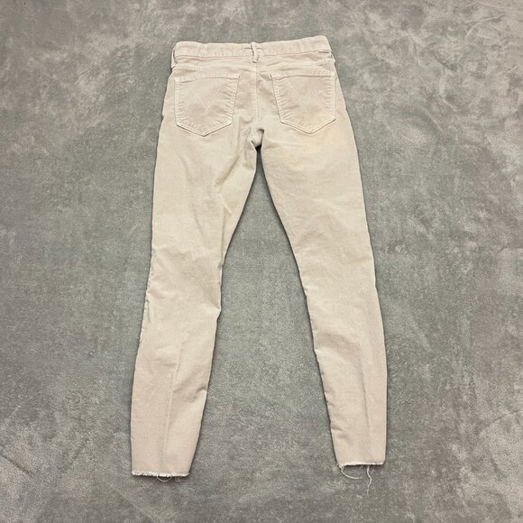 MOTHER Jeans Womens Size 26 Looker Ankle Fray Grey Mist Wash USA Made - Picture 14 of 16